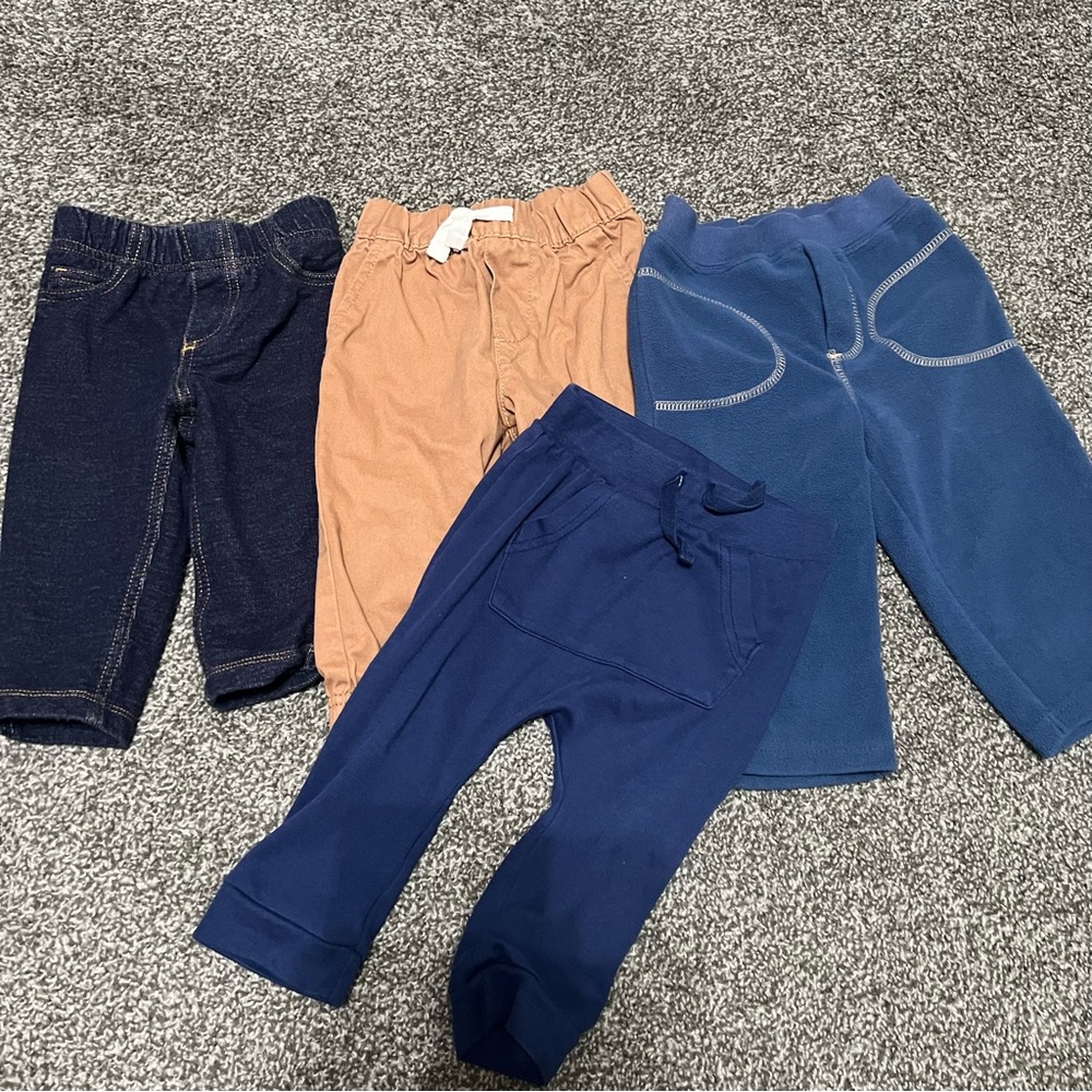 Baby boy pants bundle 9months